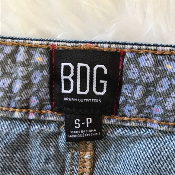 Urban Outfitters BDG Frayed Patchwork Denim Skirt - Picture 9 of 9